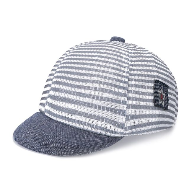 Fashion Striped Baseball Cap - Shop ExMart